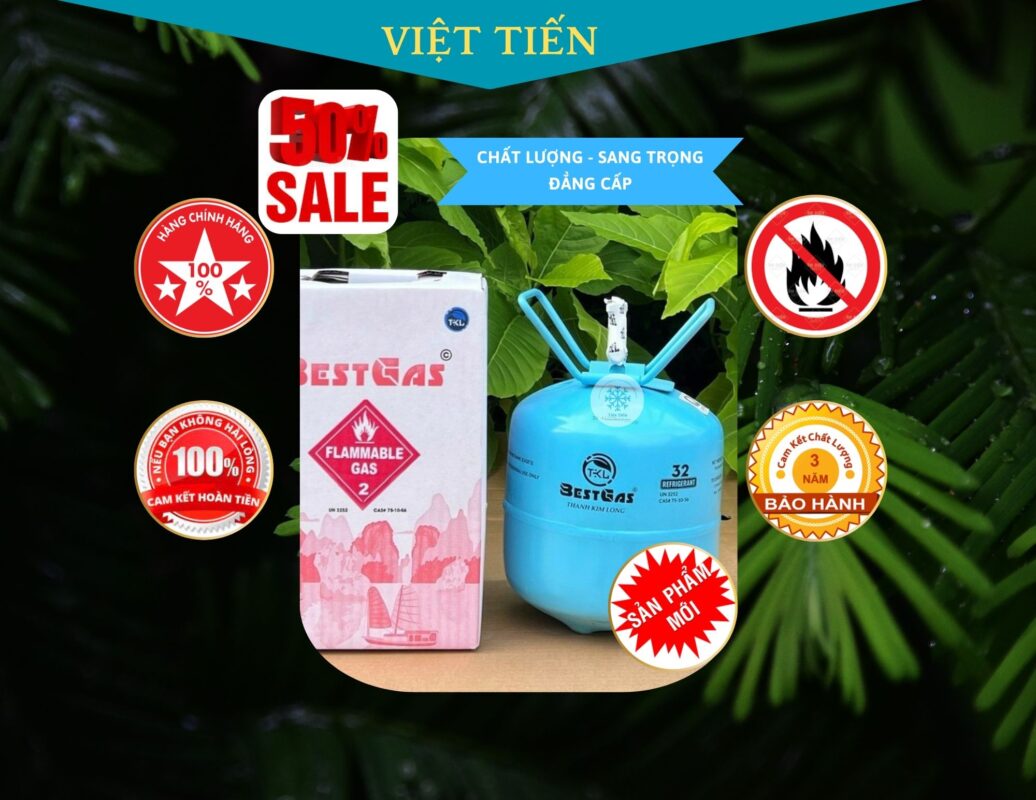 Ga Lạnh R32 Ấn Độ 9.5kg Bình Lớn Gía Rẻ.