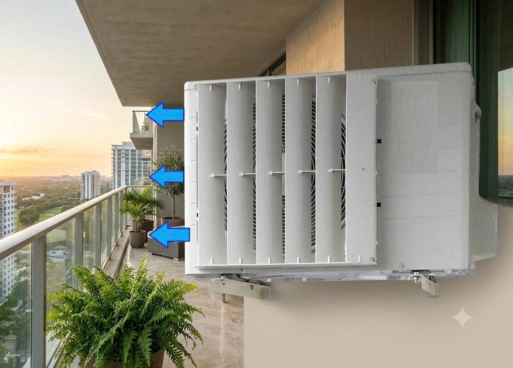Tấm Louver Cục Nóng Máy Lạnh Là Gì? Khám Phá Giải Pháp Điều Hướng Khí Nóng Từ Việt Tiến 57